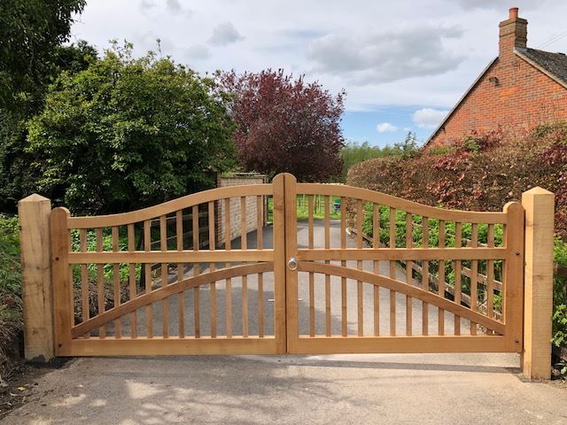 Iroko Hardwood Gate Fringford